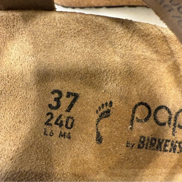 Birkenstock Papillio Soley Leather Wedge Sandals Size US 6-6.5 EU 37 BRAND NEW - Picture 8 of 15